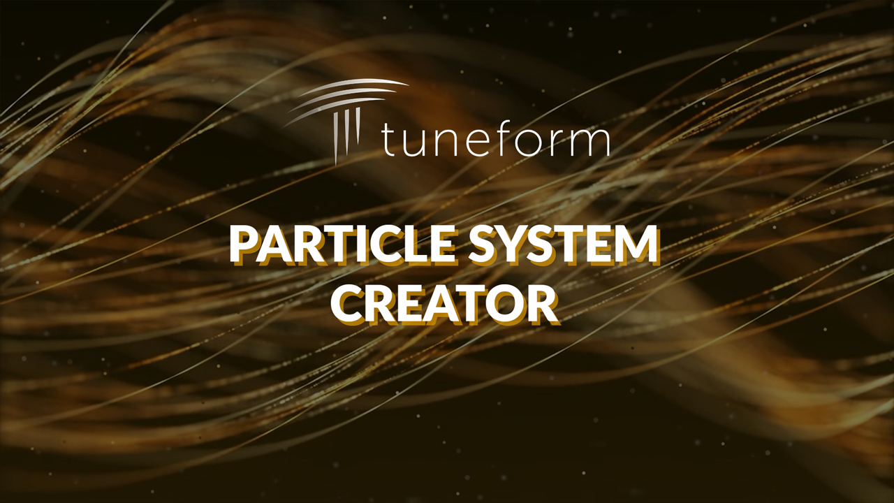 Introducing The Tuneform Particle System Generator